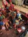 Mexican Vintage paper mache clowns